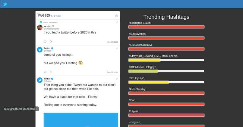 Redefining Trending Hashtags – screenshot 1