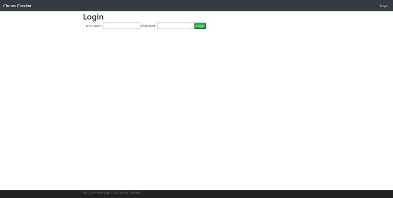 Chores Checker App – screenshot 1