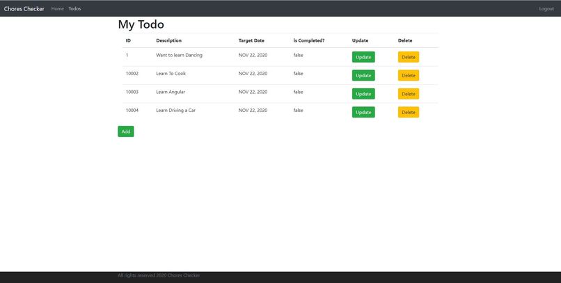 Chores Checker App – screenshot 3