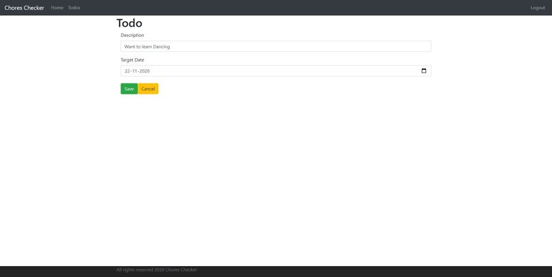 Chores Checker App – screenshot 4