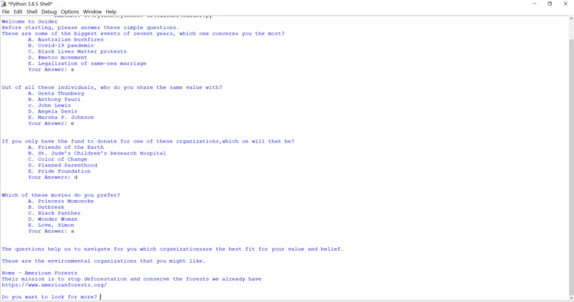 Guider v.1 – screenshot 3