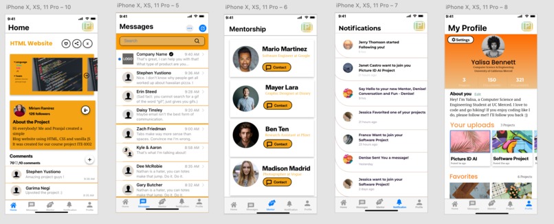 Project-Share Application – screenshot 2