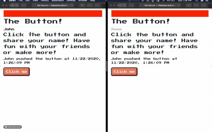 The Button – screenshot 1