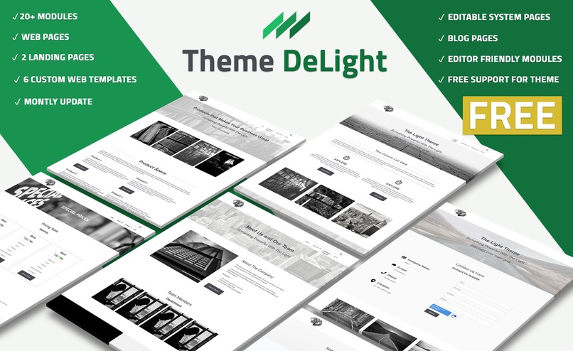Theme DeLight – screenshot 1