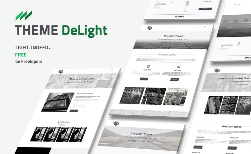 Theme DeLight – screenshot 2