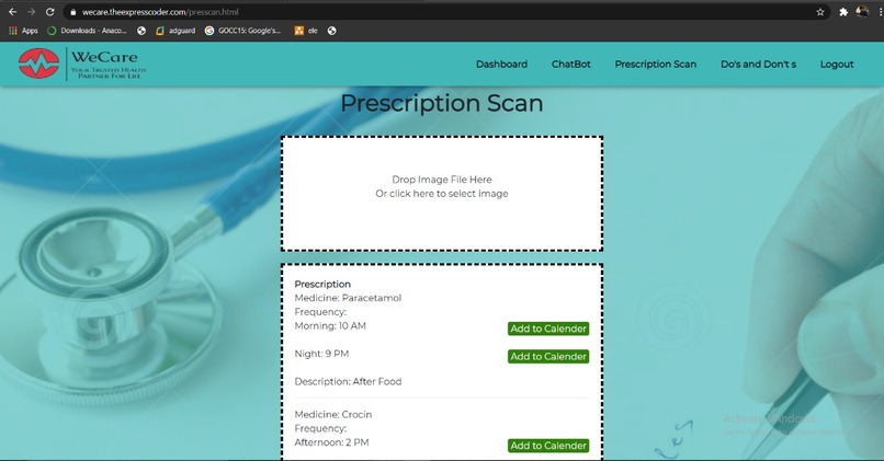 WECARE – screenshot 5