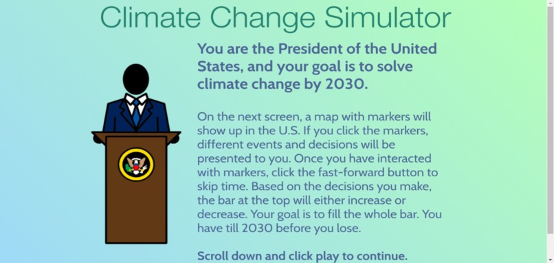 Climate Change Simulator – screenshot 1