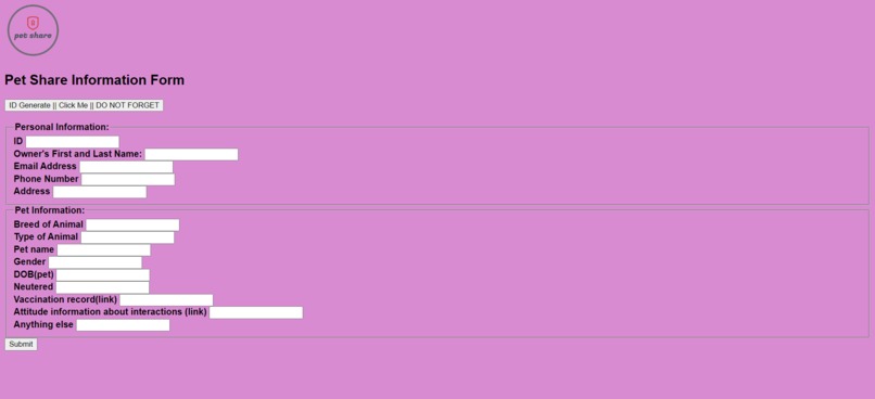 Pet Share – screenshot 2