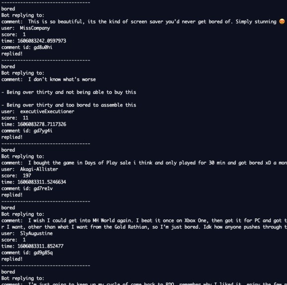 Your Friendly Reddit Bot – screenshot 3