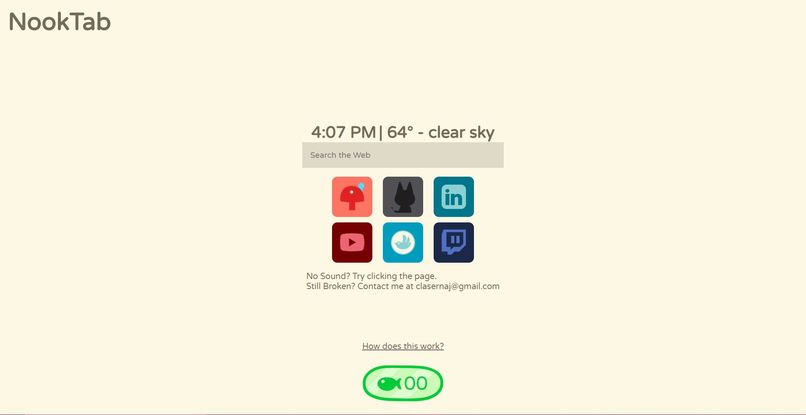 nooktab – screenshot 2