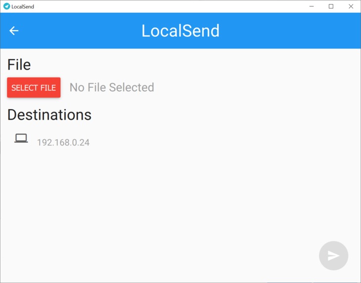 LocalSend – screenshot 1
