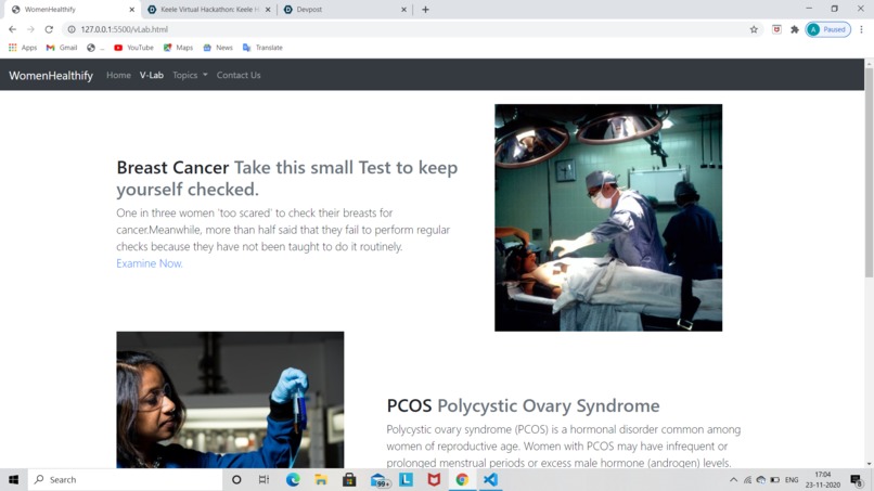 WomenHealthify – screenshot 4