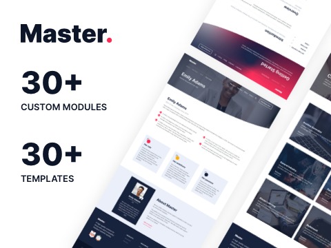 Master - Multi-Purpose Theme for HubSpot – screenshot 2