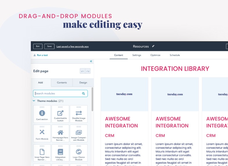 SaaS Website Theme by Horseshoe + co. – screenshot 3