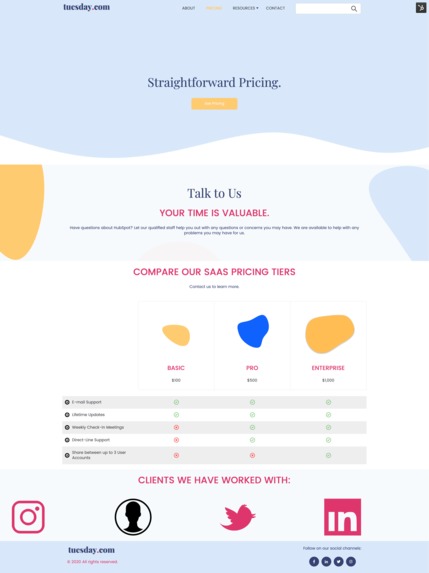 SaaS Website Theme by Horseshoe + co. – screenshot 4