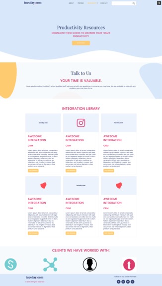 SaaS Website Theme by Horseshoe + co. – screenshot 6