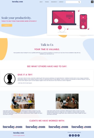 SaaS Website Theme by Horseshoe + co. – screenshot 7