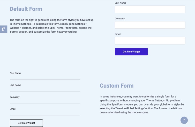 Spin Theme – screenshot 2