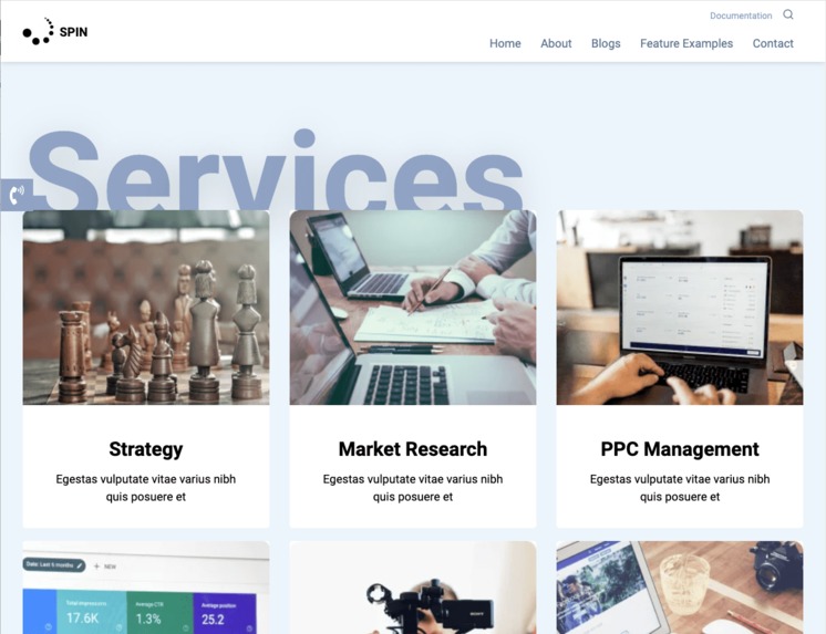 Spin Theme – screenshot 3