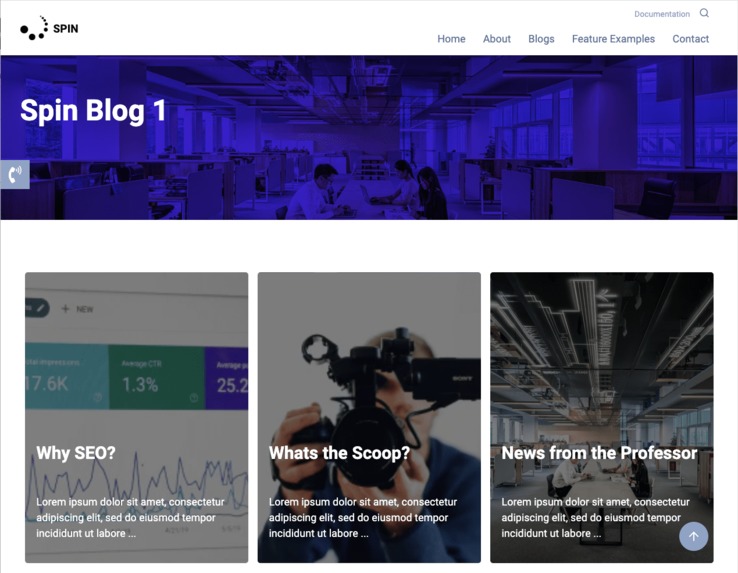 Spin Theme – screenshot 4