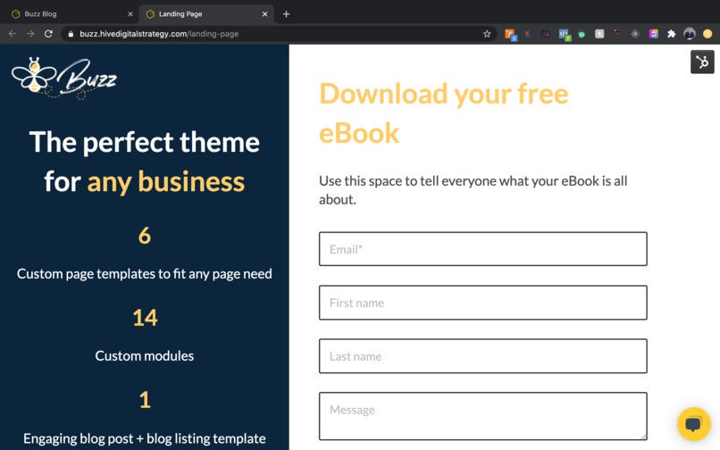 Buzz Theme – screenshot 1