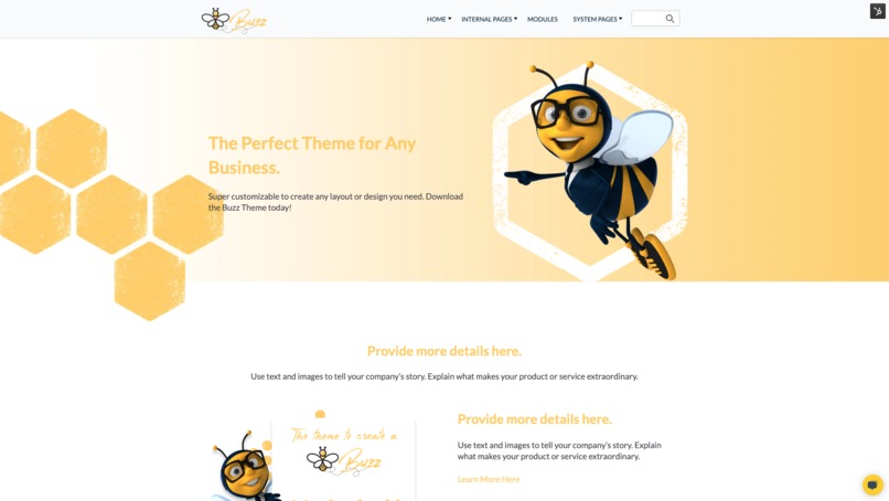 Buzz Theme – screenshot 5