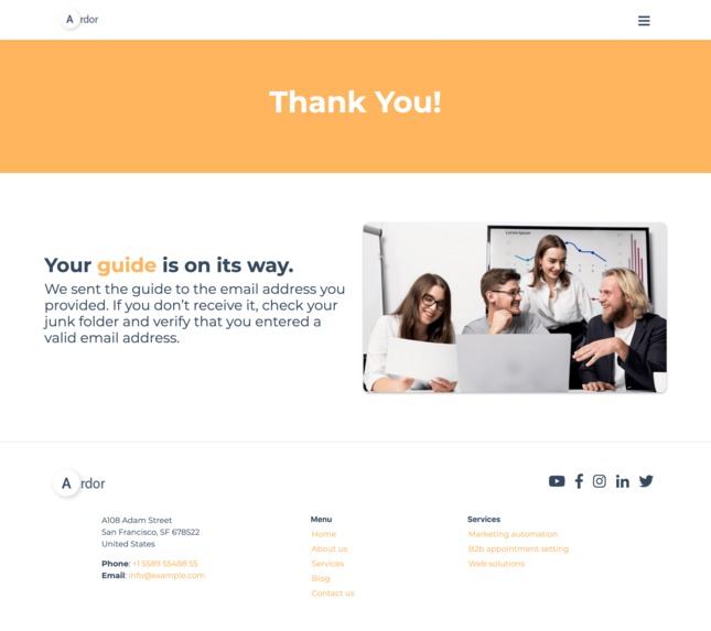 Ardor - HubSpot Theme by AVALARC – screenshot 2