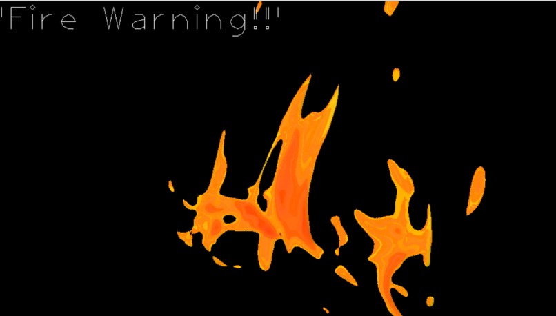 Fire detection and Alarm using opencv and playsound  – screenshot 1