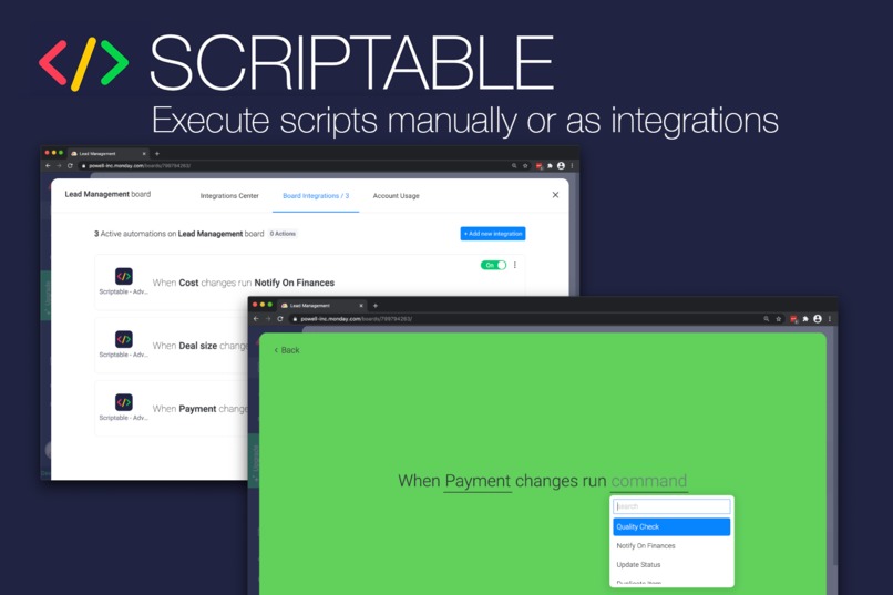 Scriptable - Macros for Monday – screenshot 4