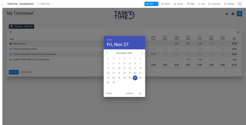 TaskTime – screenshot 4