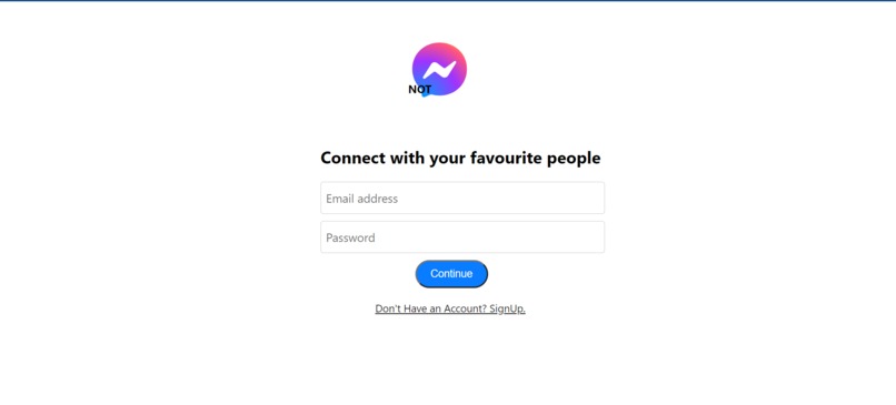 NOT Messenger – screenshot 1