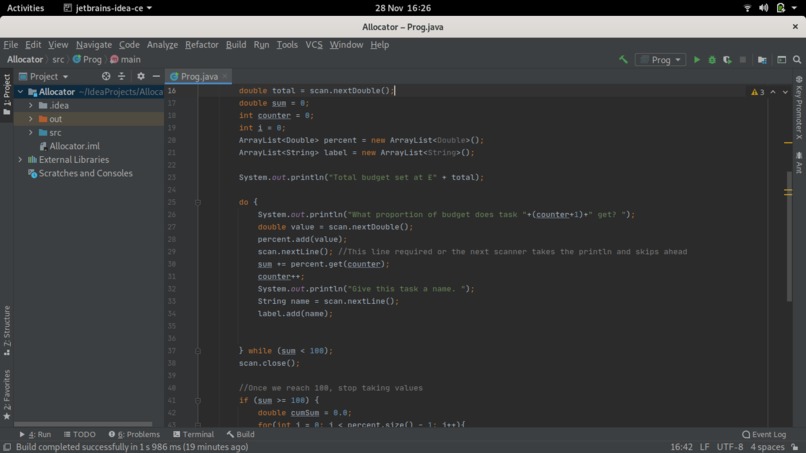Java Budget Allocator | Devpost