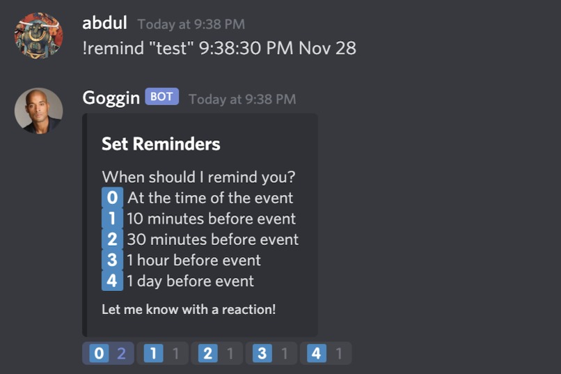 Goggin-Bot – screenshot 1