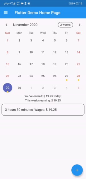 sched – screenshot 1