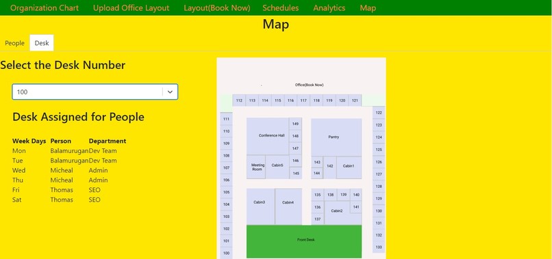 Seating Plan for the Team – screenshot 7