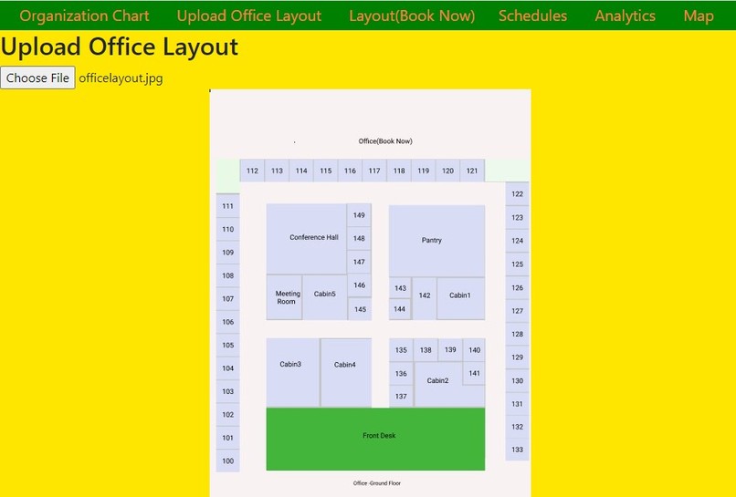Seating Plan for the Team – screenshot 2