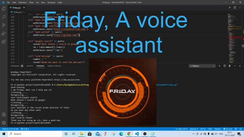 Friday – screenshot 1