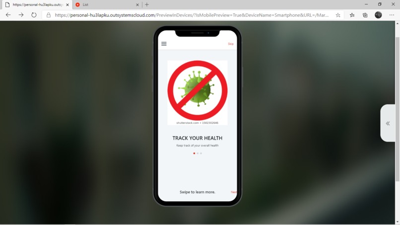 Mark Myself Healthy – screenshot 1