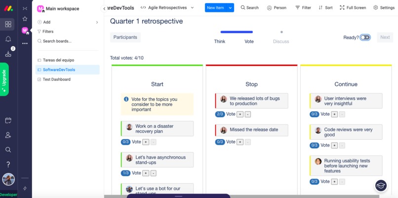 Agile Retrospectives for Monday – screenshot 5