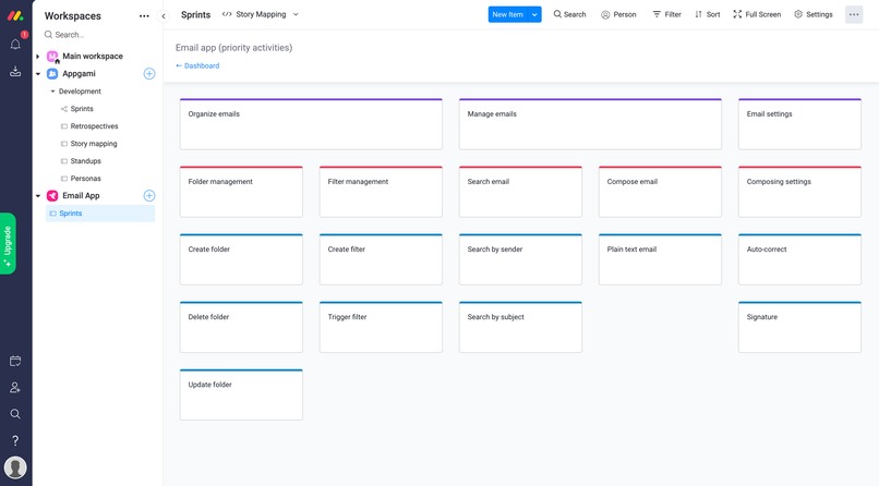 Story Mapping – screenshot 2