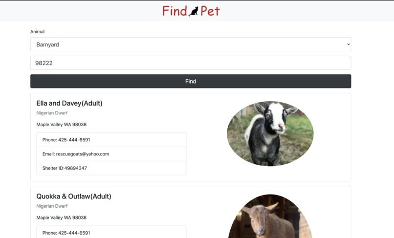 Pet Finder – screenshot 1