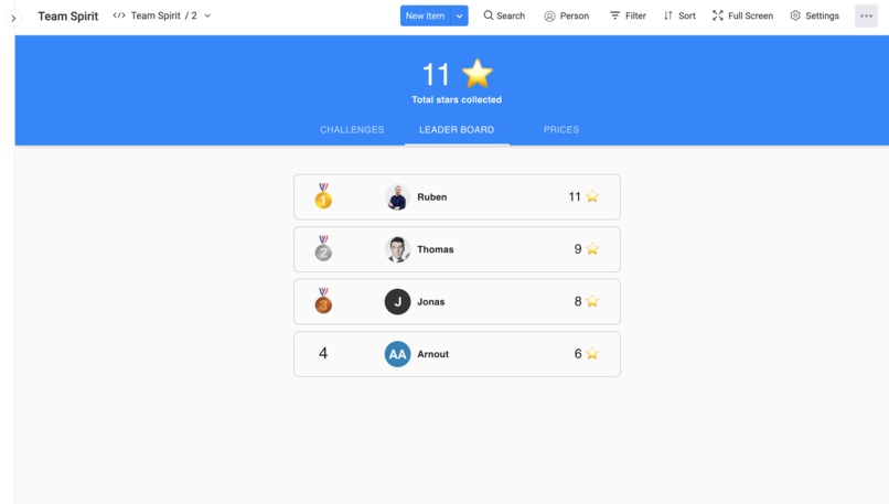 Teamspirit – screenshot 1