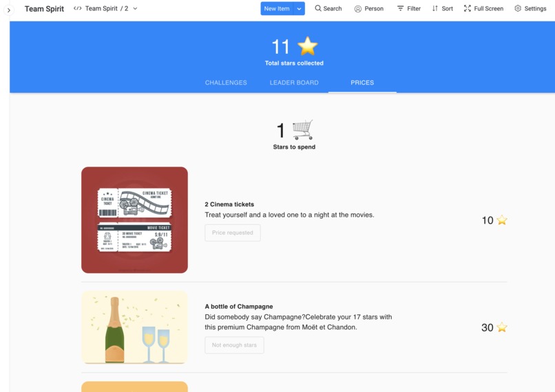 Teamspirit – screenshot 2