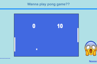 Pong game
