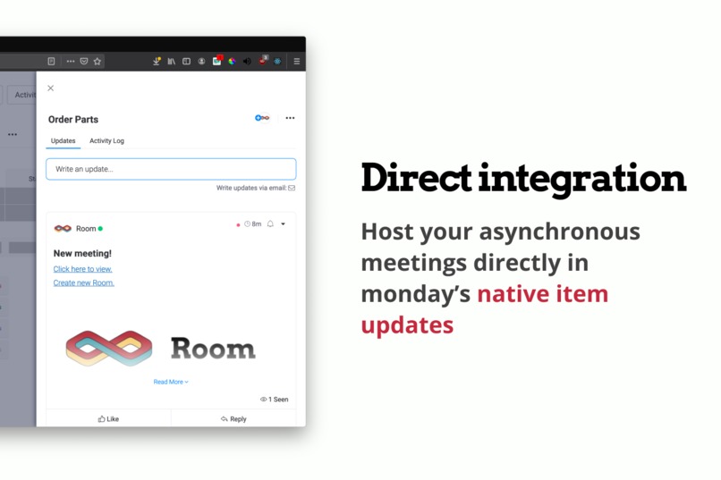 Room - Asynchronous Meetings for Monday.com – screenshot 3