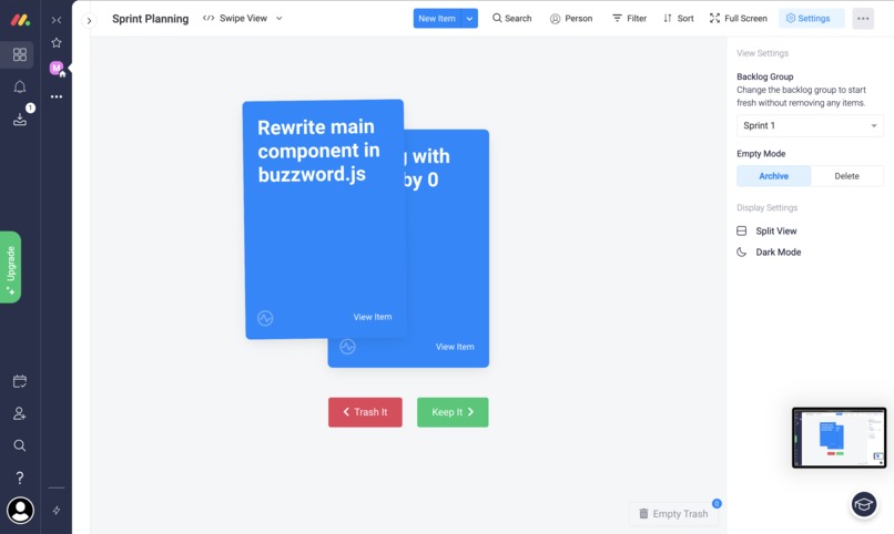 Swipe View: Declutter Your Boards – screenshot 2