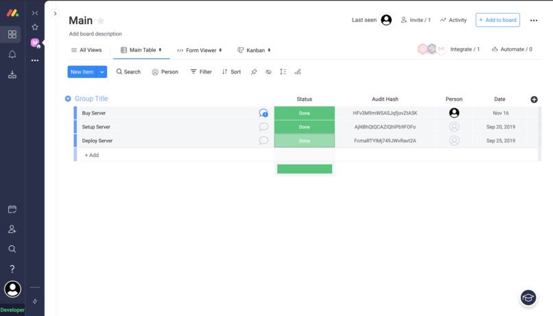 Audit App for Monday by RegulatedCloud – screenshot 3