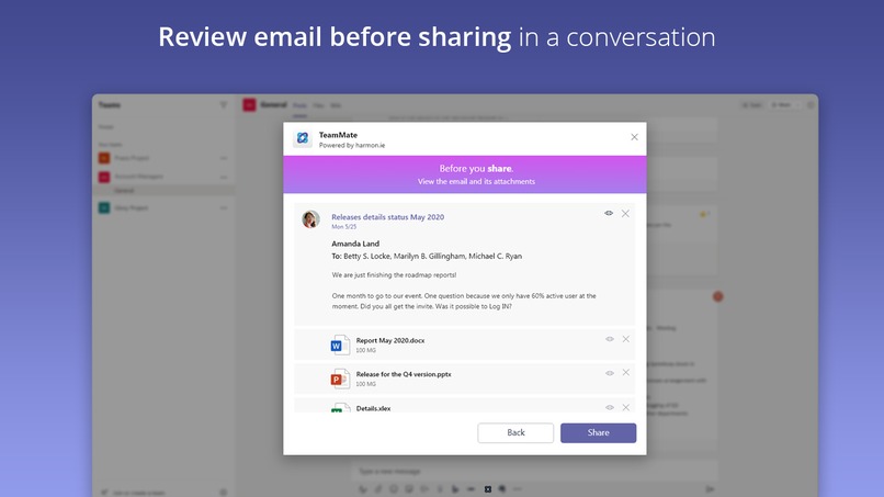Email TeamMate – screenshot 2