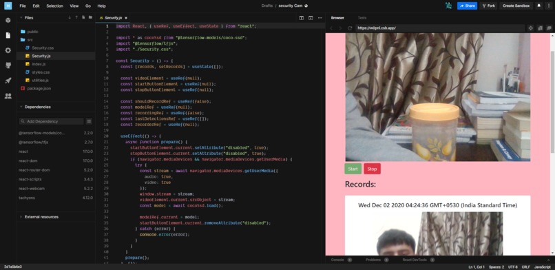 Facial Landmark, Miss Happening capture,& Object detection – screenshot 2