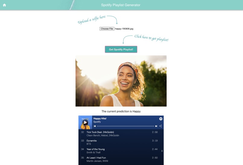 Spotify Playlist Generator – screenshot 1